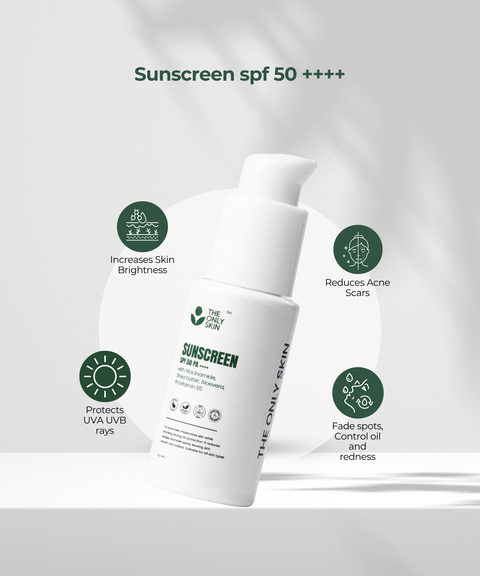 SPF 50 PA ++++ Sunscreen + FREE FACEWASH