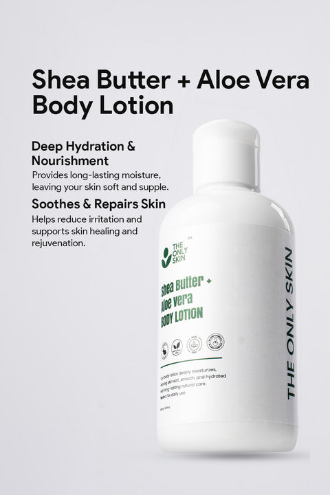 Shea Butter + Aloe vera Body Lotion