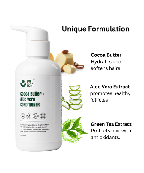 Cocoa Butter + Aloe vera Conditioner