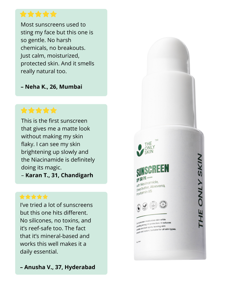 SPF 50 PA ++++ Sunscreen