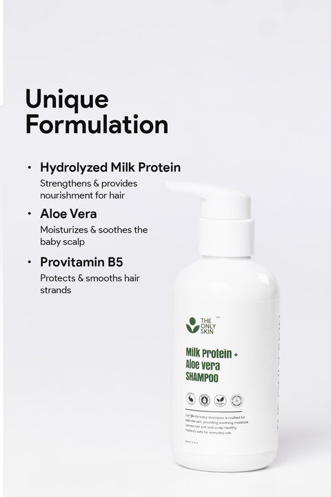 Milk Protein + Aloe vera Baby Shampoo