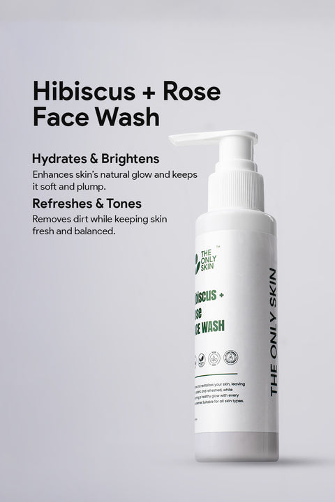 Hibiscus + Rose  Facewash
