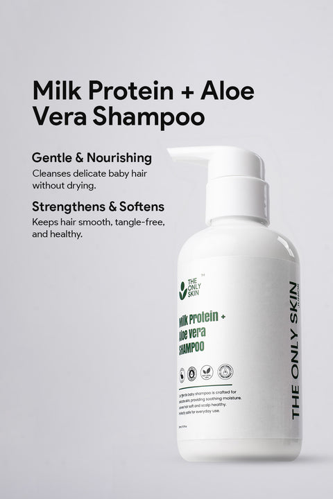 Milk Protein + Aloe vera Baby Shampoo